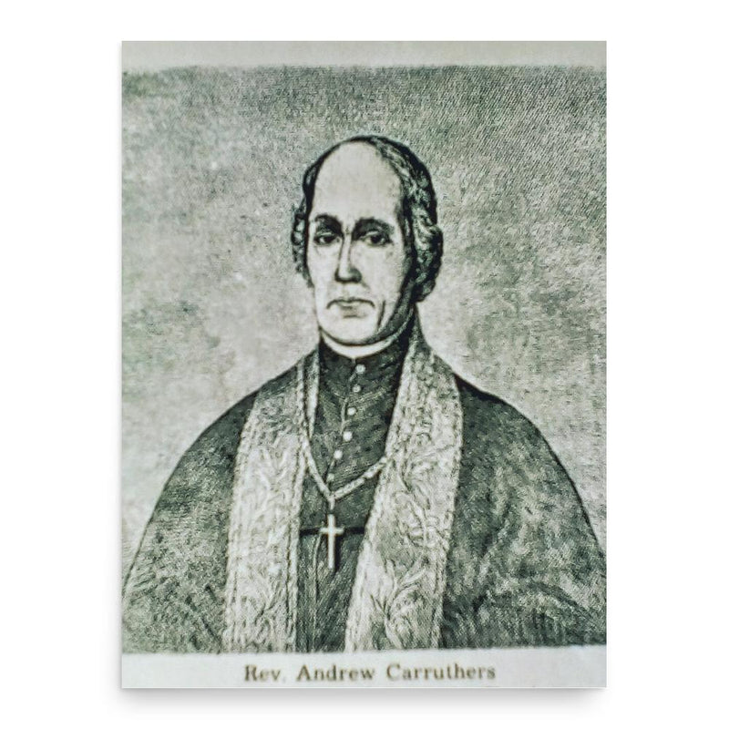 Andrew Carruthers poster print, in size 18x24 inches.