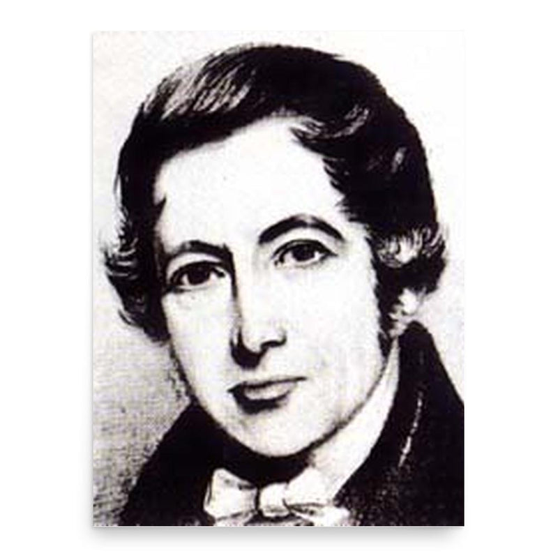 Andrew Crosse poster print, in size 18x24 inches.