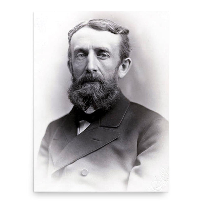 Andrew Dickson White poster print, in size 18x24 inches.