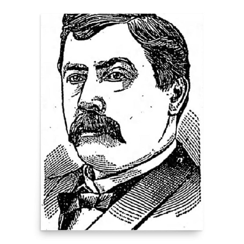 Andrew Jackson Caldwell poster print, in size 18x24 inches.