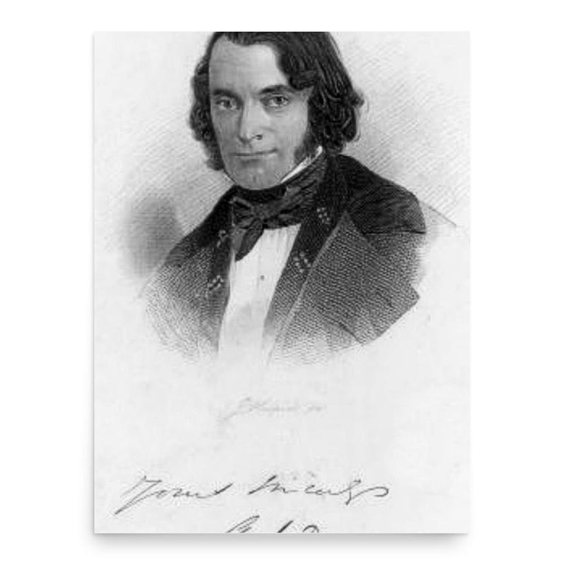 Andrew Jackson Downing poster print, in size 18x24 inches.