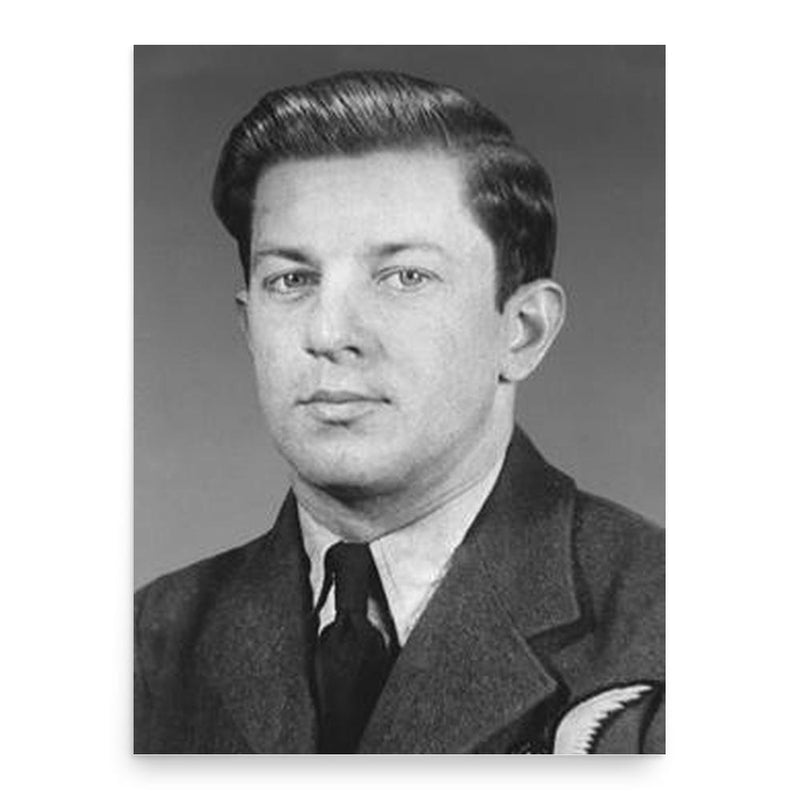 Andrew Mynarski poster print, in size 18x24 inches.