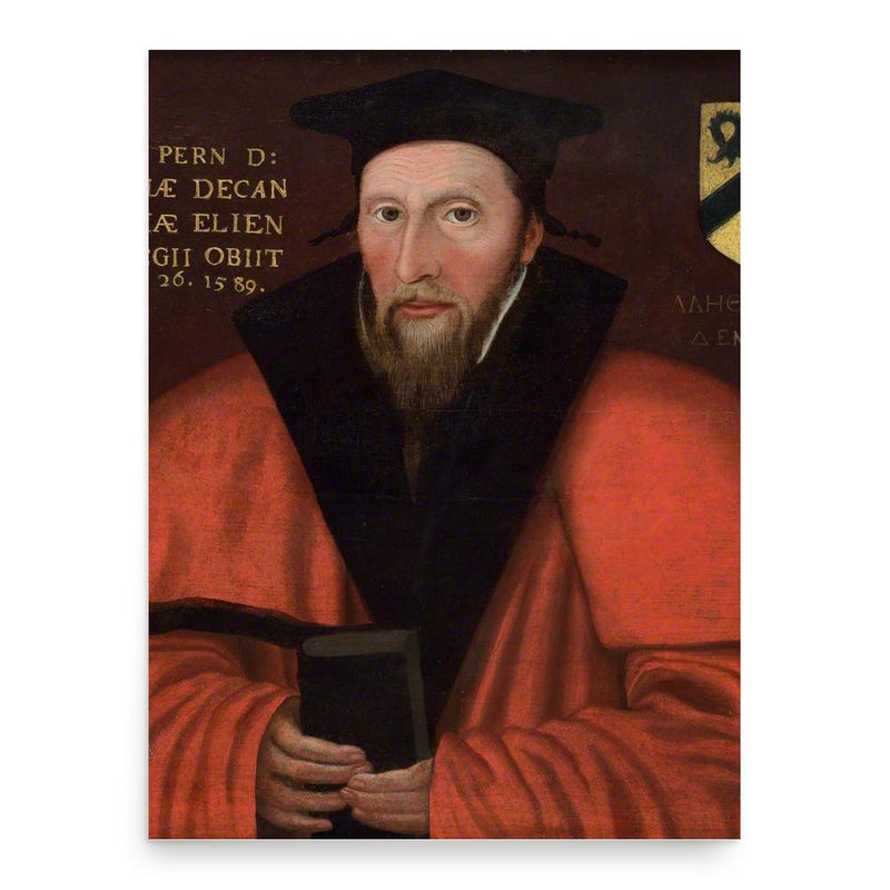 Andrew Perne poster print, in size 18x24 inches.