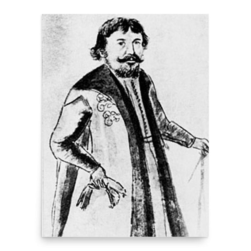 Andrew Vinius poster print, in size 18x24 inches.