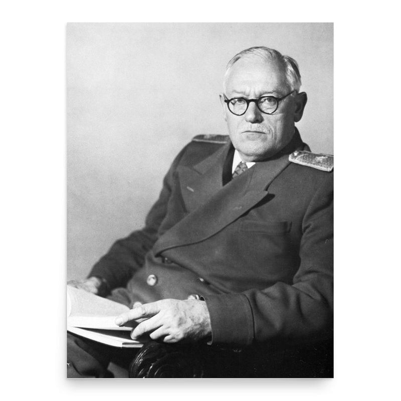 Andrey Vyshinsky poster print, in size 18x24 inches.