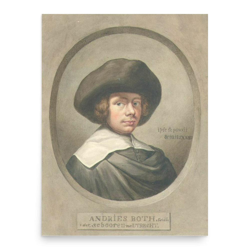 Andries Both poster print, in size 18x24 inches.