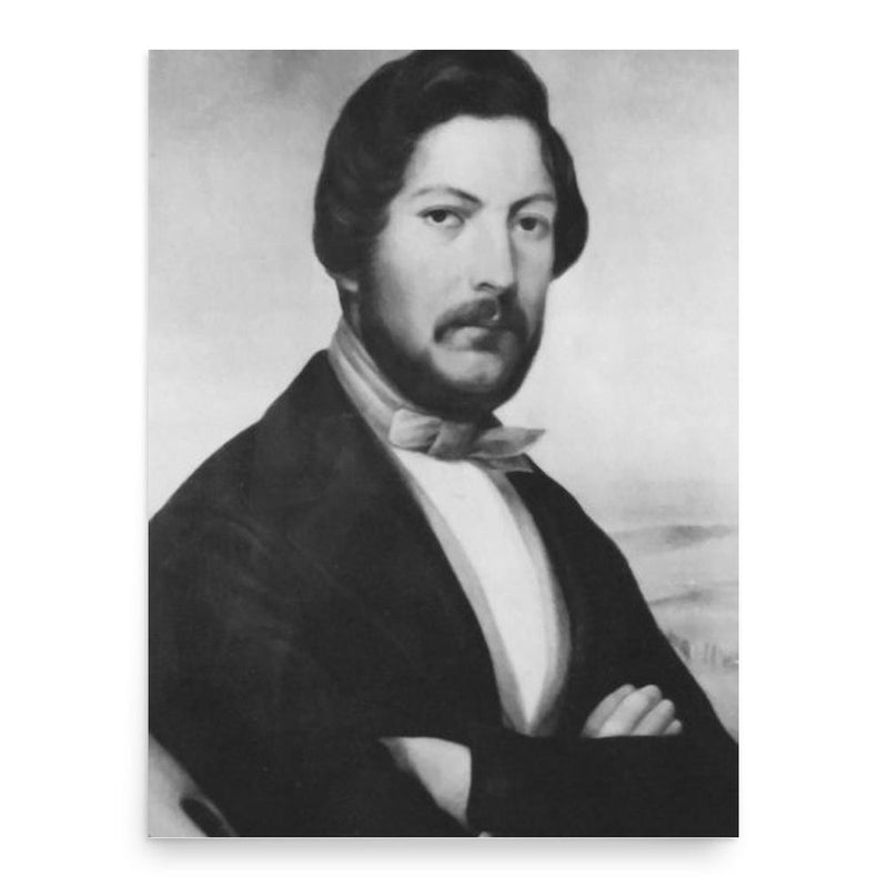 Andries Pretorius poster print, in size 18x24 inches.