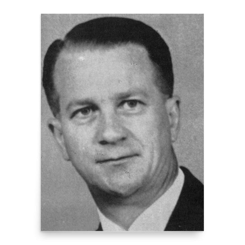 Andries Treurnicht poster print, in size 18x24 inches.