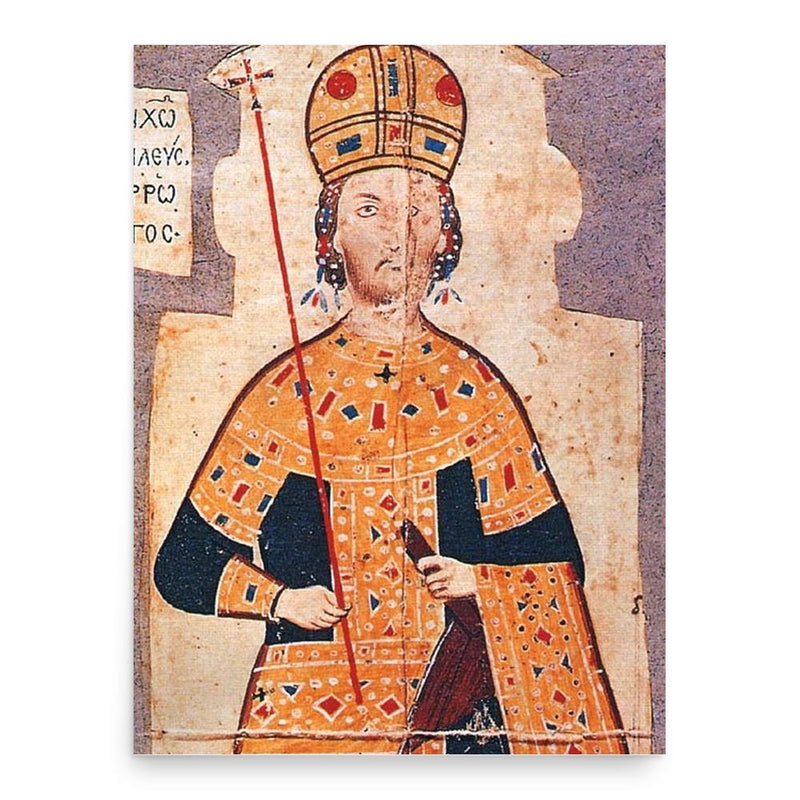 Andronikos III Palaiologos poster print, in size 18x24 inches.