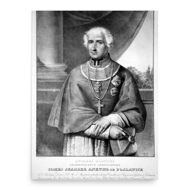 Andrzej Alojzy Ankwicz poster print, in size 18x24 inches.