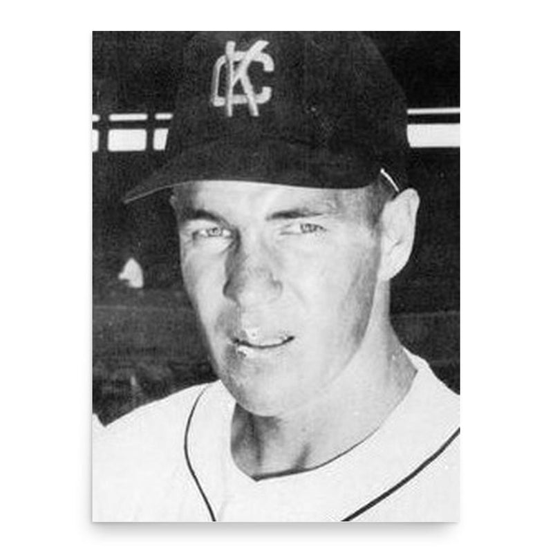 Andy Carey poster print, in size 18x24 inches.