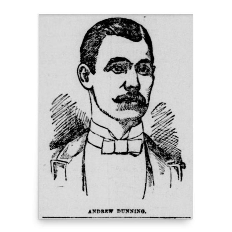 Andy Dunning poster print, in size 18x24 inches.