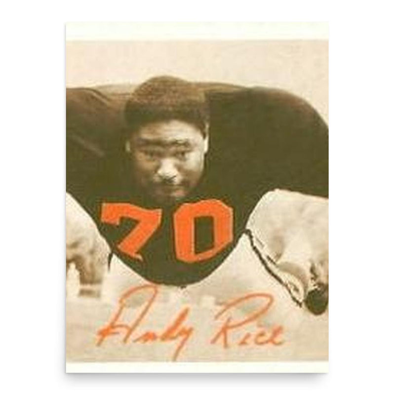 Andy Rice poster print, in size 18x24 inches.