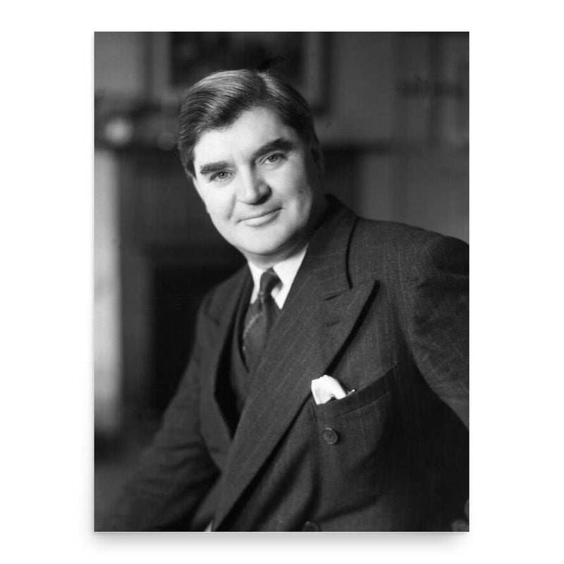 Aneurin Bevan poster print, in size 18x24 inches.