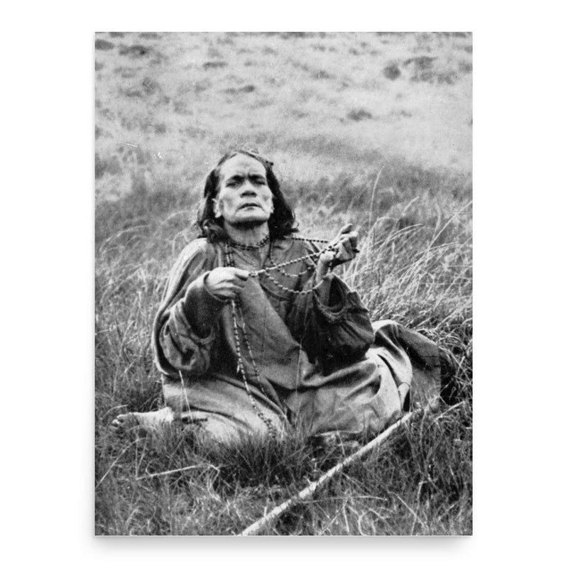 Angata poster print, in size 18x24 inches.