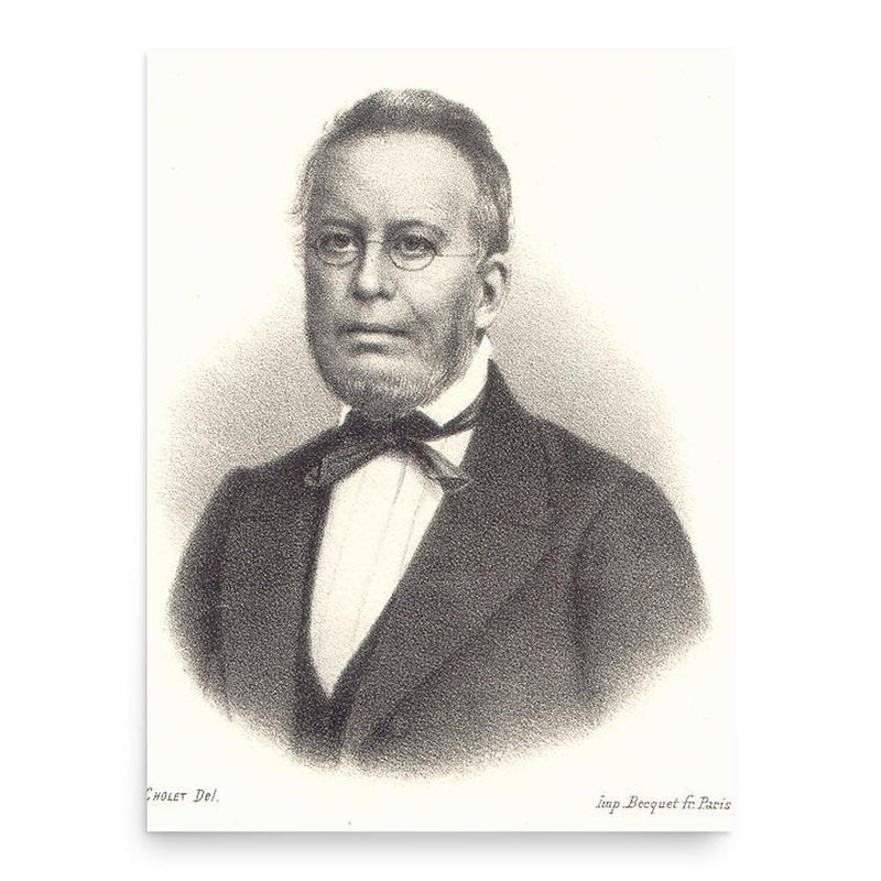 Ange Paulin Terver poster print, in size 18x24 inches.