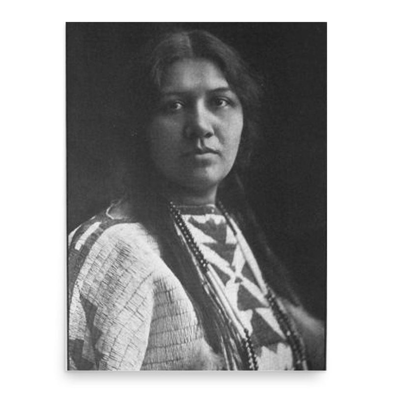 Angel De Cora poster print, in size 18x24 inches.