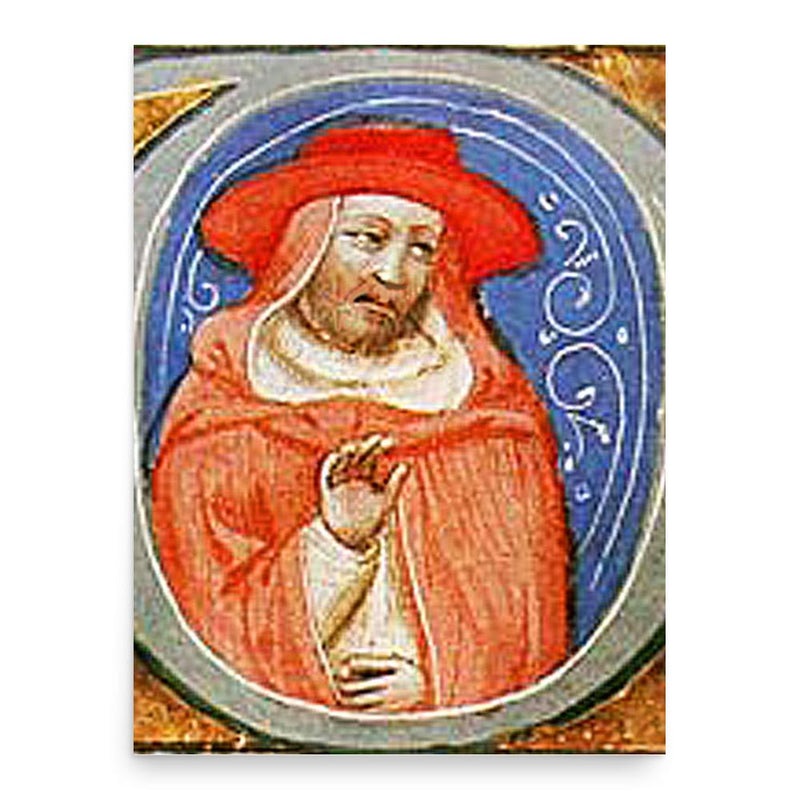 Angel de Grimoard poster print, in size 18x24 inches.