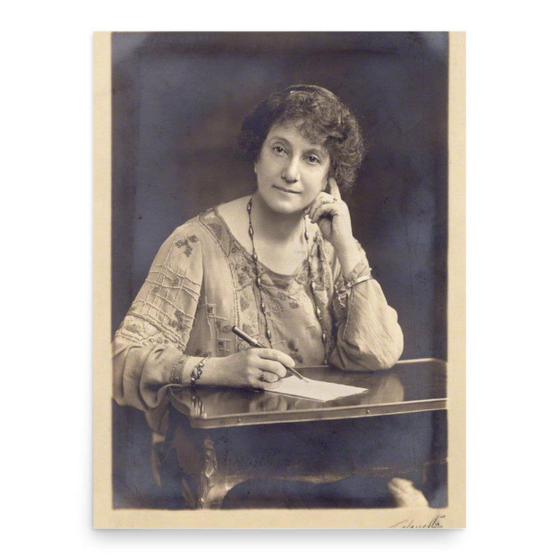 Angela Brazil poster print, in size 18x24 inches.