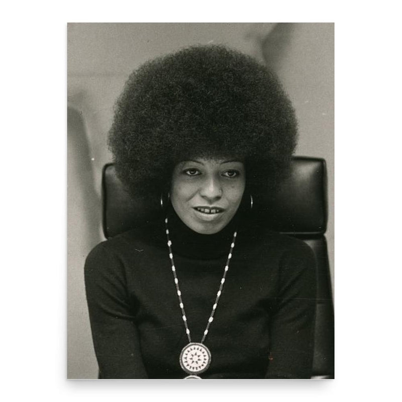 Angela Davis poster print, in size 18x24 inches.