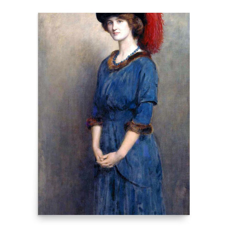 Angela Thirkell poster print, in size 18x24 inches.