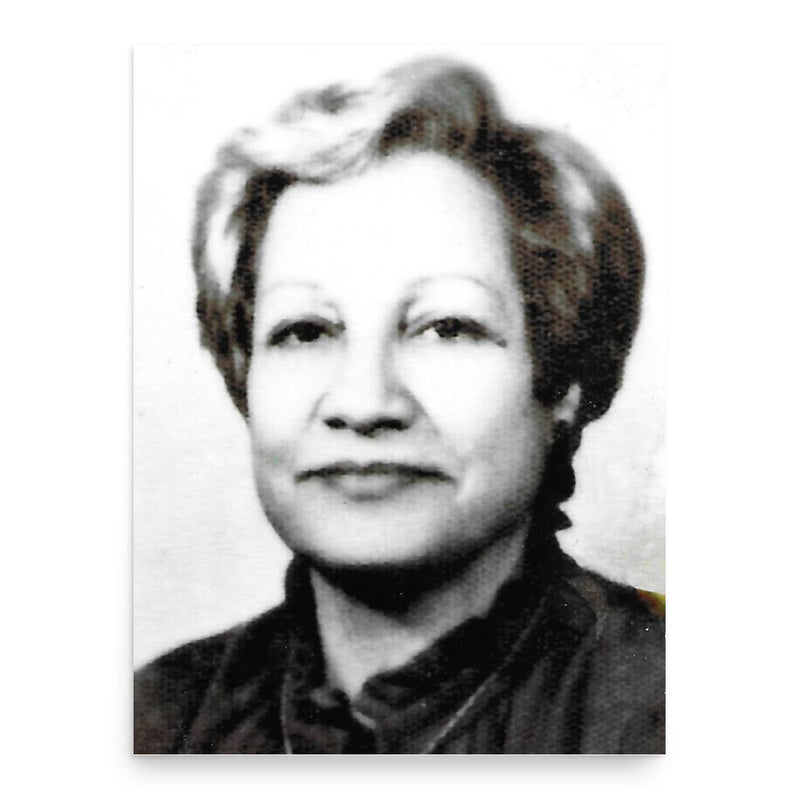 Angele Botros Samaan poster print, in size 18x24 inches.