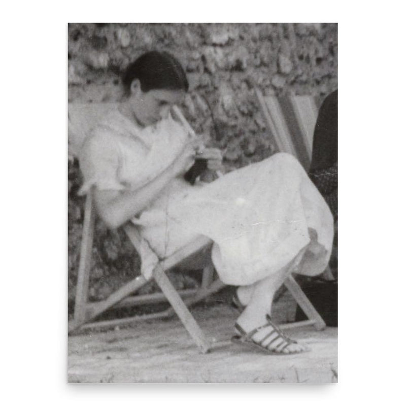 Angelica Garnett poster print, in size 18x24 inches.