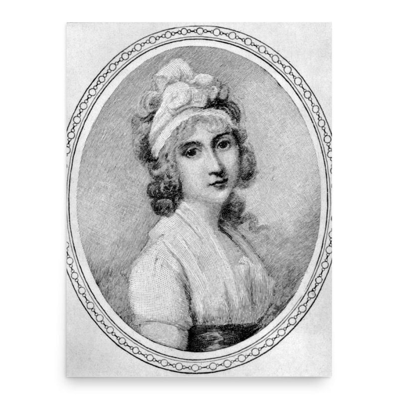 Angelica Schuyler Church poster print, in size 18x24 inches.