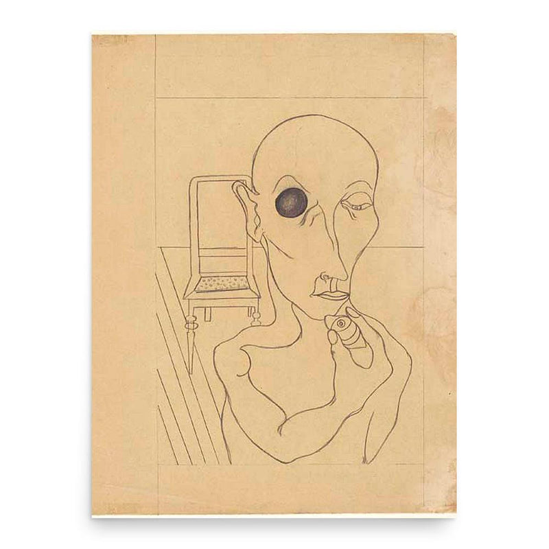 Angelika Hoerle poster print, in size 18x24 inches.