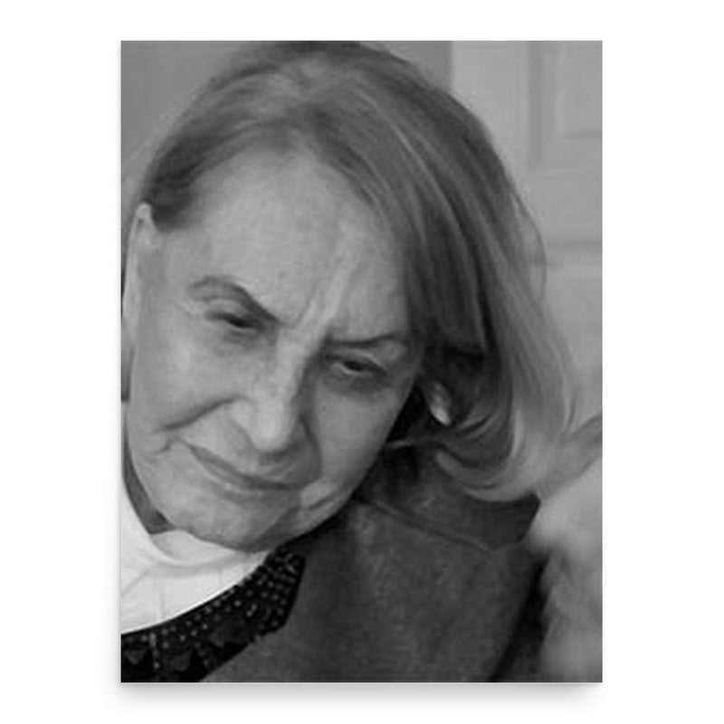 Angelika Schrobsdorff poster print, in size 18x24 inches.