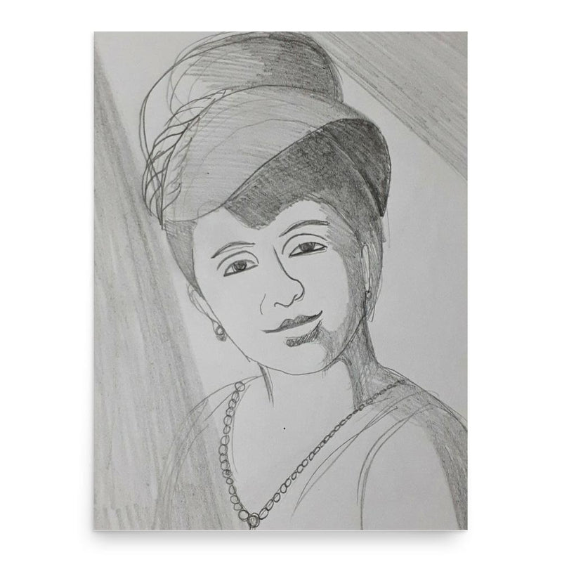 Angelina Pagano poster print, in size 18x24 inches.