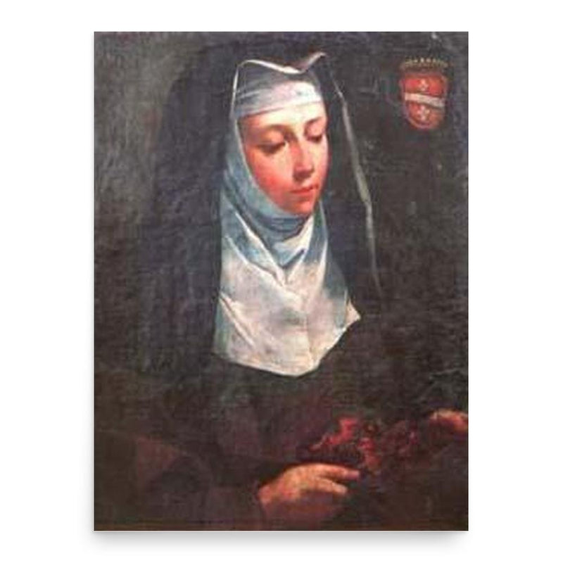 Angeline of Marsciano poster print, in size 18x24 inches.