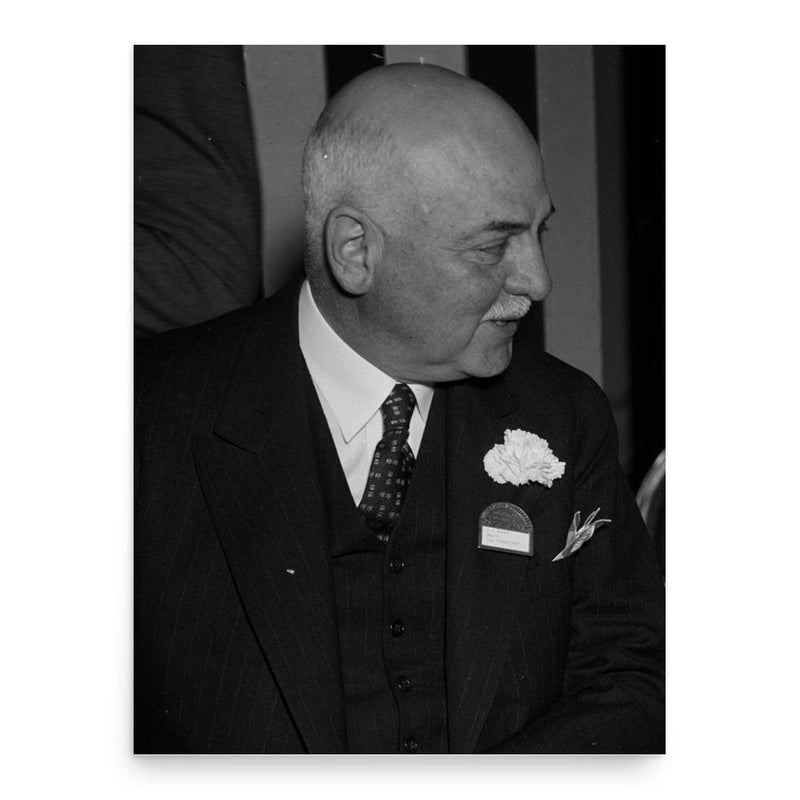 Angelo Joseph Rossi poster print, in size 18x24 inches.