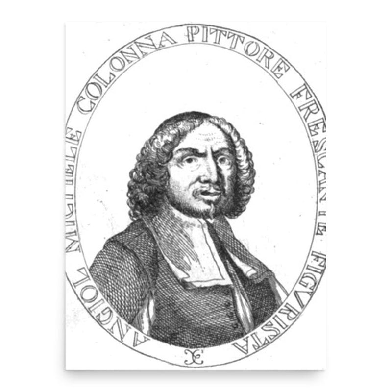 Angelo Michele Colonna poster print, in size 18x24 inches.