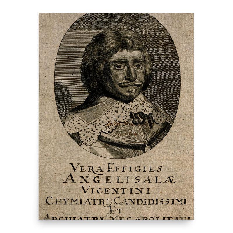 Angelo Sala poster print, in size 18x24 inches.