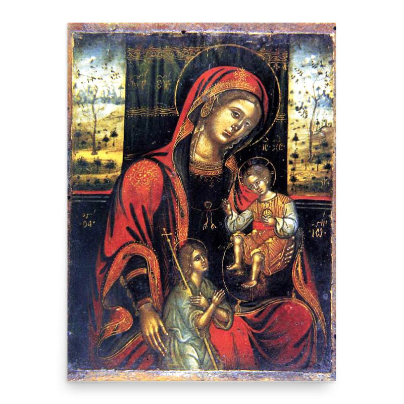 Angelos Pitzamanos poster print, in size 18x24 inches.