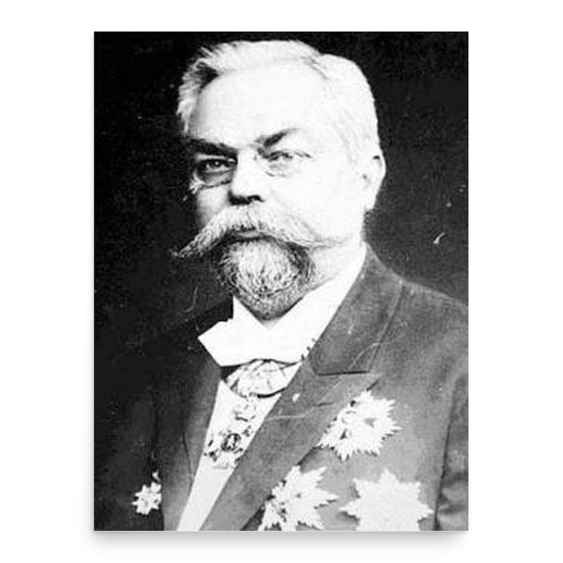 Anghel Saligny poster print, in size 18x24 inches.