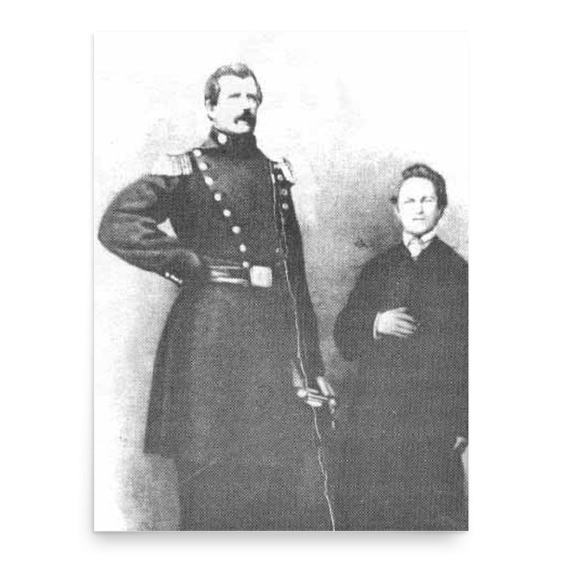 Angus MacAskill poster print, in size 18x24 inches.