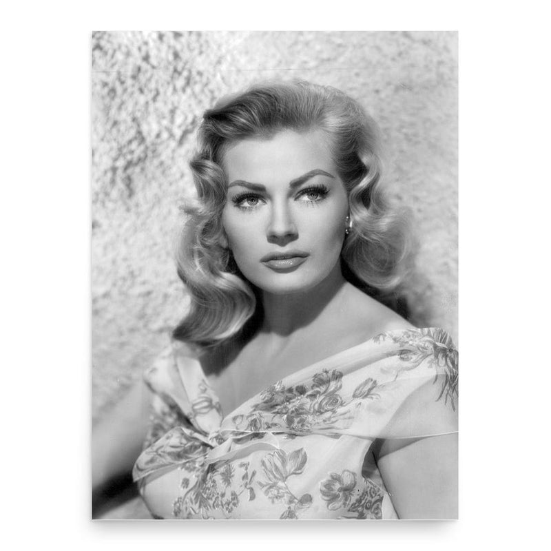 Anita Ekberg poster print, in size 18x24 inches.