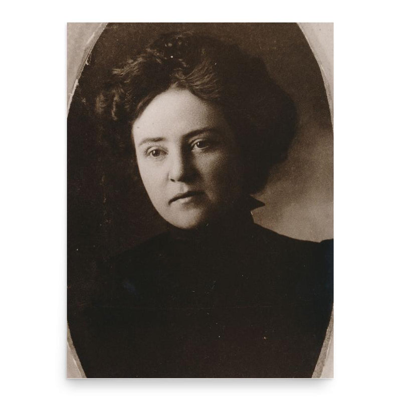 Ann Bassett poster print, in size 18x24 inches.