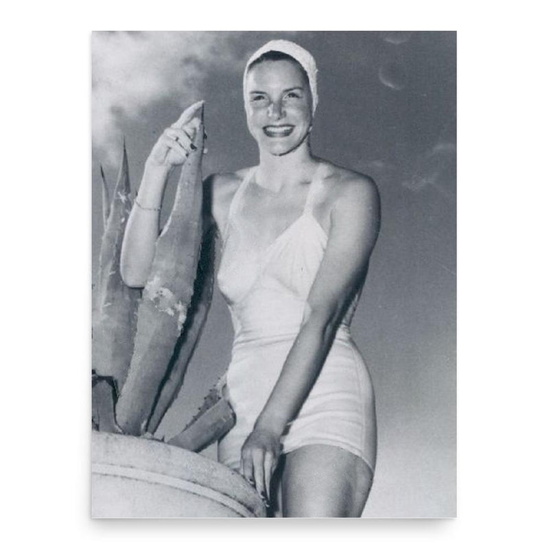 Ann Curtis poster print, in size 18x24 inches.