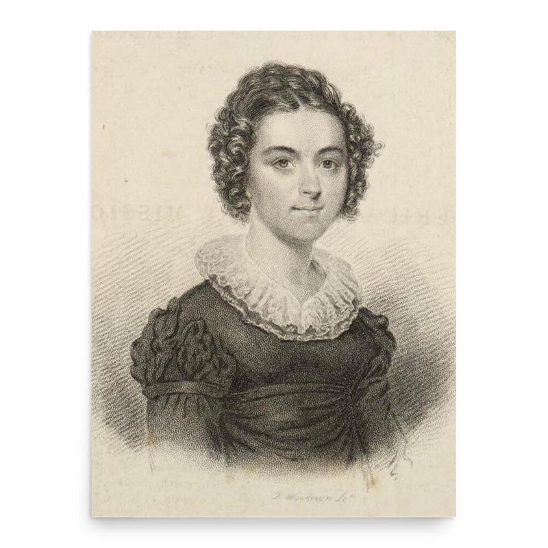 Ann Hasseltine Judson poster print, in size 18x24 inches.