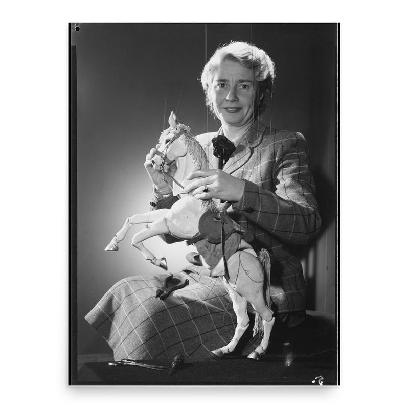 Ann Hogarth poster print, in size 18x24 inches.