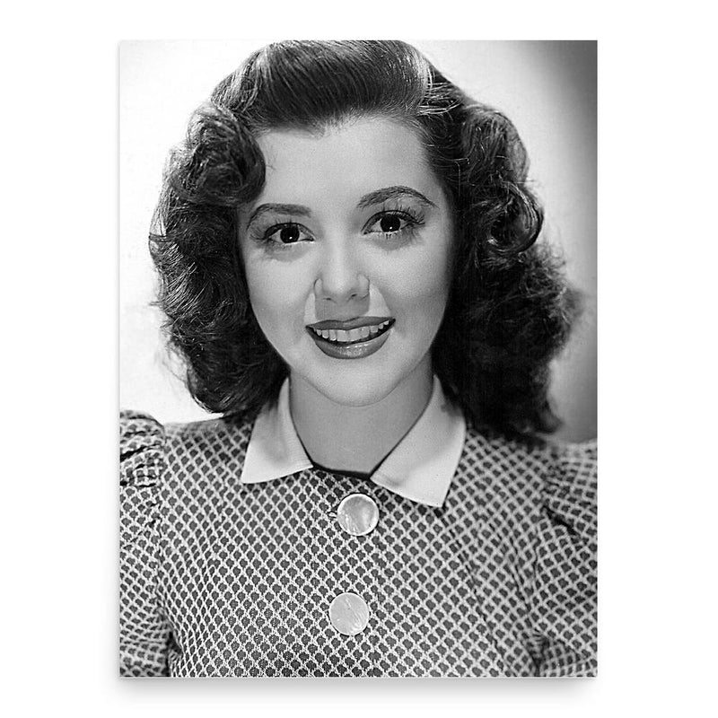 Ann Rutherford poster print, in size 18x24 inches.