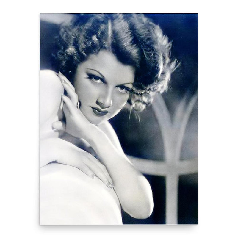 Ann Sheridan poster print, in size 18x24 inches.