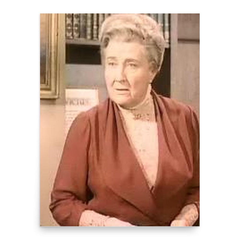 Ann Shoemaker poster print, in size 18x24 inches.