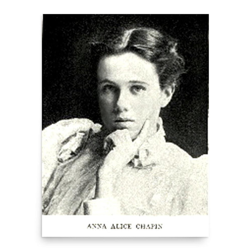 Anna Alice Chapin poster print, in size 18x24 inches.