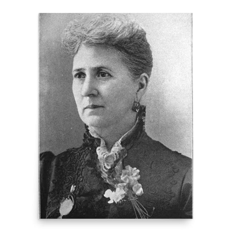 Anna Augusta Truitt poster print, in size 18x24 inches.