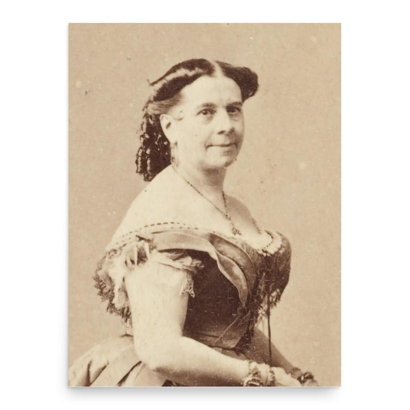 Anna Bishop poster print, in size 18x24 inches.