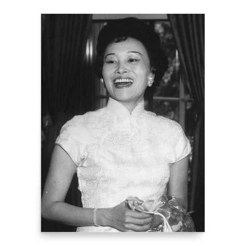 Anna Chennault poster print, in size 18x24 inches.